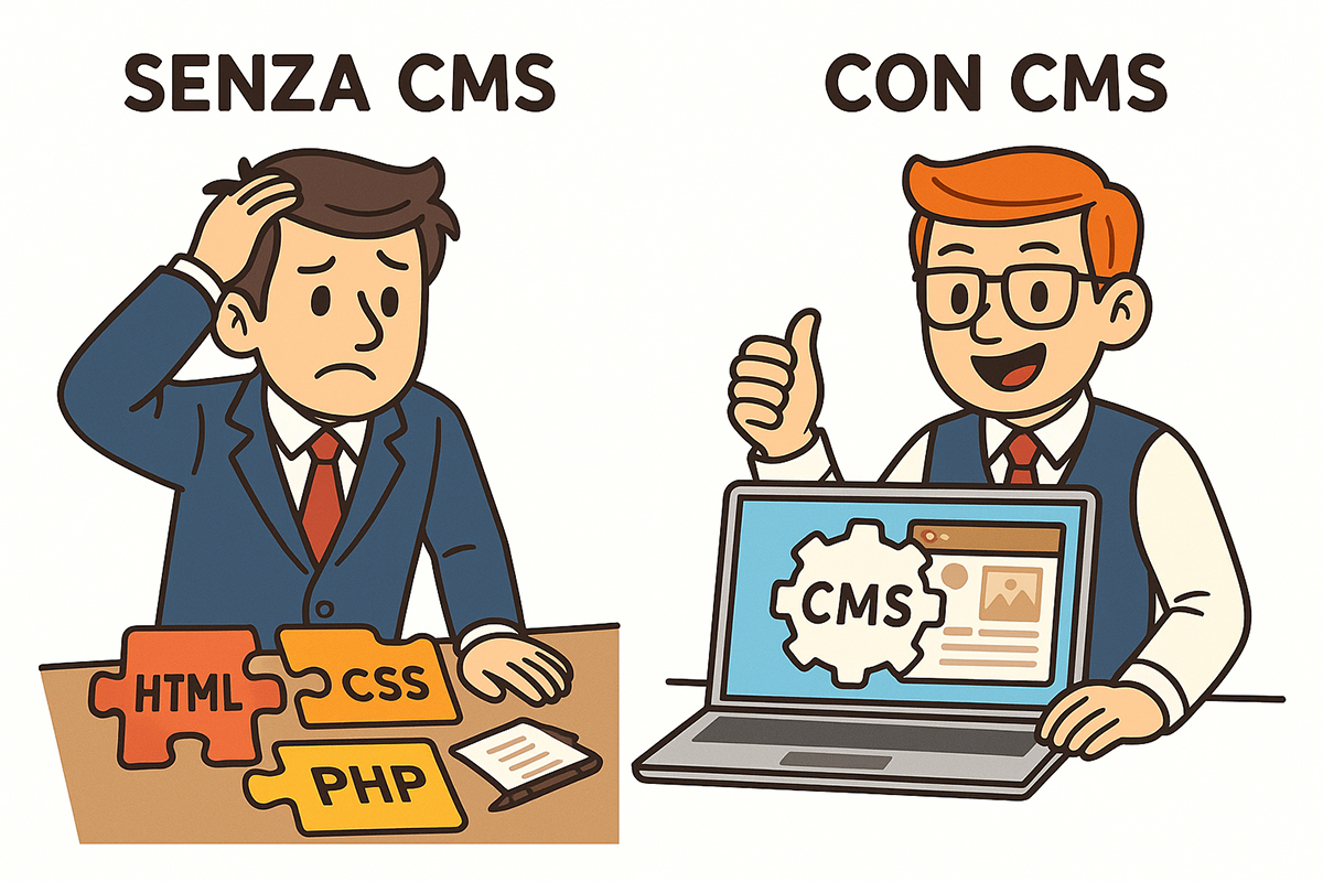Vantaggi di una sistema CMS