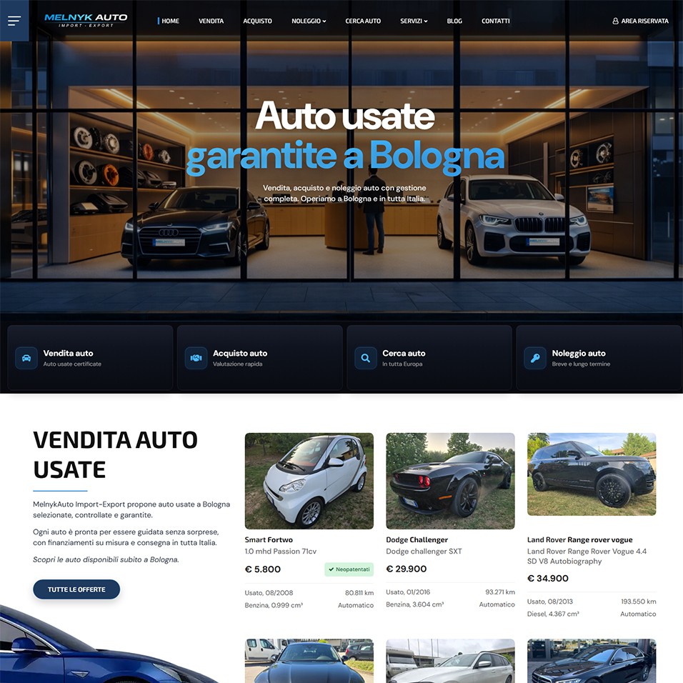 Melnyk Auto - Concessionario auto a Bologna (BO)