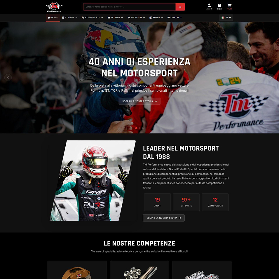 TM Performance - Componentistica motorsport dal 1988